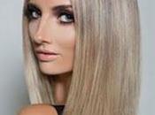 Balayage rubio platino cabello poca raíz, paso