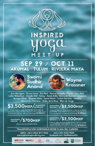 INSPIRED YOGA MEET-UP El Mejor Evento de Yoga en la Riviera Maya