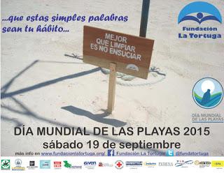 Fundación La Tortuga invita al Día Mundial de Playas