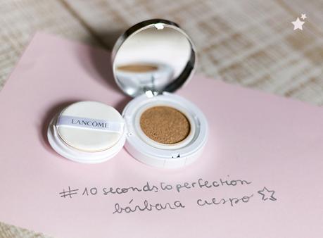 #10SECONDSTOPERFECTION. MIRACLE CUSHION. LANCOME