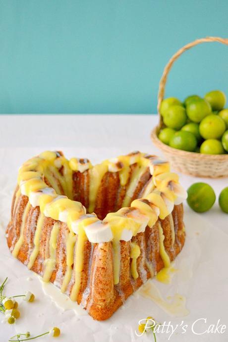 Key lime s'more bundt cake #BundtBakers - Bizcocho de lima con nubes Key lime s'more bundt cake #BundtBakers - Bizcocho de lima con nubes