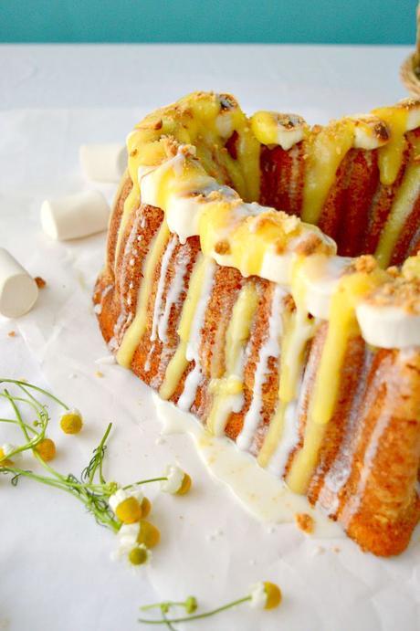 Key lime s'more bundt cake #BundtBakers - Bizcocho de lima con nubes Key lime s'more bundt cake #BundtBakers - Bizcocho de lima con nubes