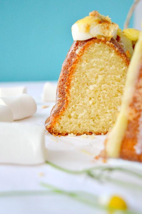 Key lime s'more bundt cake #BundtBakers - Bizcocho de lima con nubes Key lime s'more bundt cake #BundtBakers - Bizcocho de lima con nubes