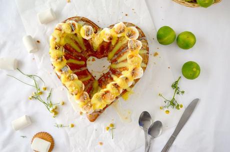 Key lime s'more bundt cake #BundtBakers - Bizcocho de lima con nubes Key lime s'more bundt cake #BundtBakers - Bizcocho de lima con nubes
