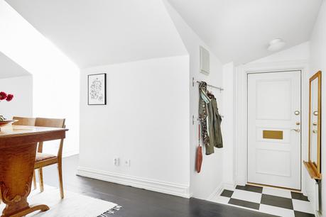 separar el dormitorio estilo nórdico escandinavo distribución diáfana diseño de interiores decoración salones decoración pisos pequeños decoración interiores cocina nordica pequeña blog decoración nórdica 