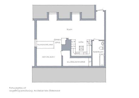 separar el dormitorio estilo nórdico escandinavo distribución diáfana diseño de interiores decoración salones decoración pisos pequeños decoración interiores cocina nordica pequeña blog decoración nórdica 