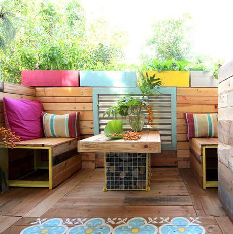 Decora tu terraza con palets