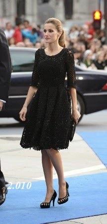 Dña. Letizia en Georgetown con el mismo vestido de siempre