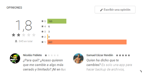 Move to iOS es vilmente ridiculizada en el Play Store