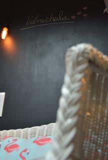 UNA LAMPARA ORIGINAL, PARA ACOMPAÑAR A UNA PIZARRA