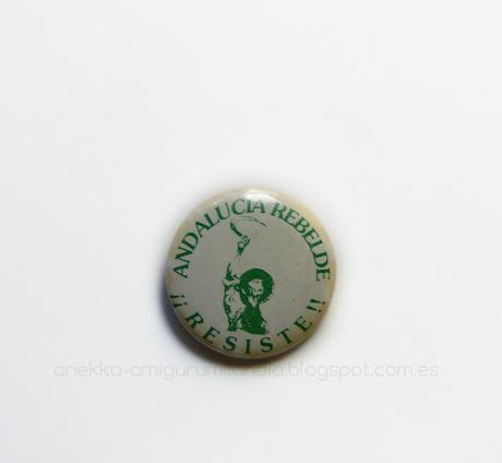 andalucia rebelde pin vintage