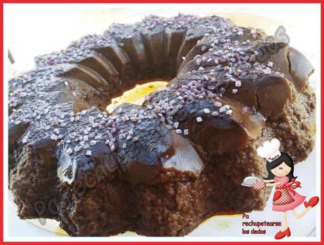 * Diplomático de bizcocho (thermomix)