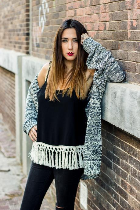 COMPROMISO boyfriend cárdigan