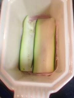 TERRINA DE CALABACÍN, PATATA, JAMON Y QUESO