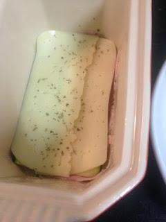 TERRINA DE CALABACÍN, PATATA, JAMON Y QUESO