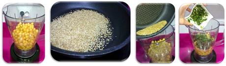 Hummus de cilantro y pera