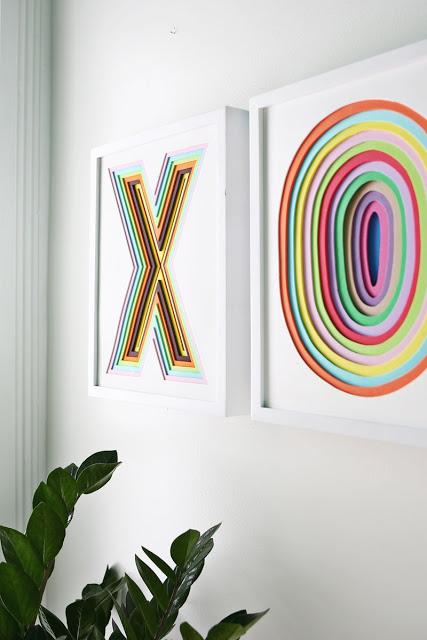 INSPIRACIÓN DIY: CUADROS DE LETRAS CON FOAM