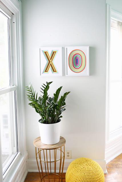 INSPIRACIÓN DIY: CUADROS DE LETRAS CON FOAM