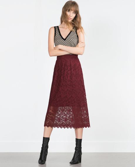 Imagen 1 de FALDA MIDI de Zara