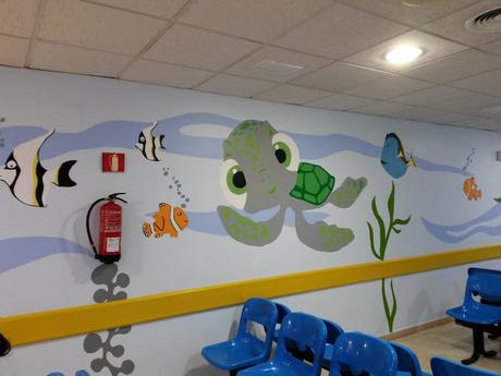 Colores para alegrarte en el Hospital Infantil Reina Sofía