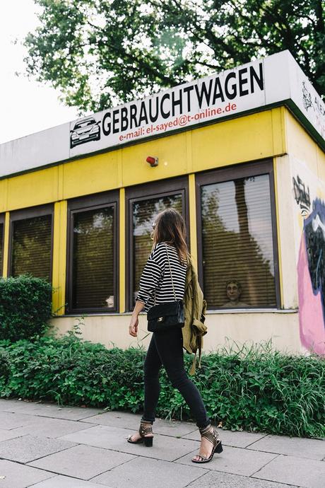 Hamburgo-Parka-Khaki-Striped_Sweater-Black_Jeans-Outfit-Collage_On_The_Road-Street_Style-23