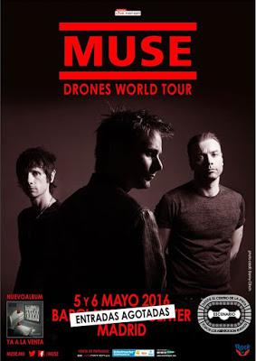 Entradas agotadas para los dos conciertos de Muse en Madrid
