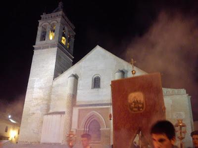 La Pastora de Cantillana en el Rosario público de la Pastora de Marchena