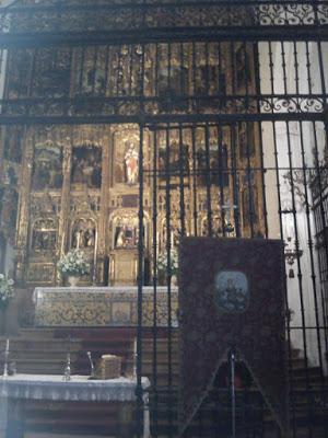 La Pastora de Cantillana en el Rosario público de la Pastora de Marchena