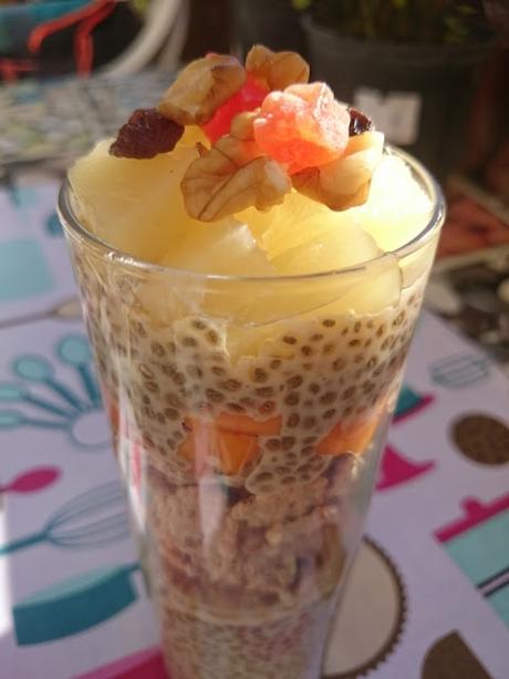 Pudding de chía y fruta