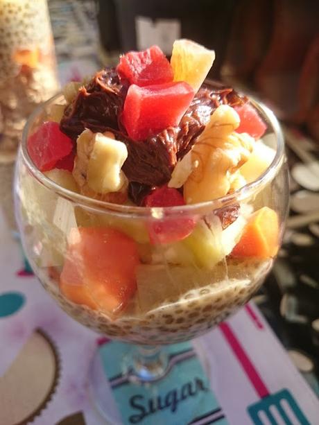 Pudding de chía y fruta