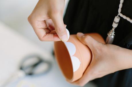 DIY: Unas macetas delicadas de terracota