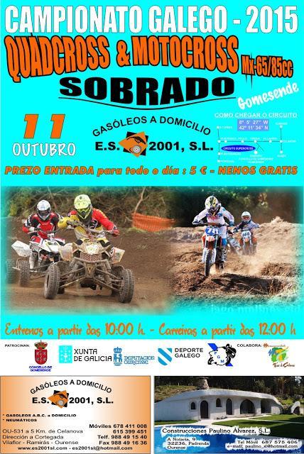 QUADCROSS SOBRADO. GOMESENDE. CAMPEONATO GALEGO 2015