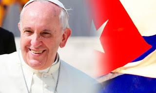Llega el Papa Francisco a Cuba; envía saludo a Fidel.