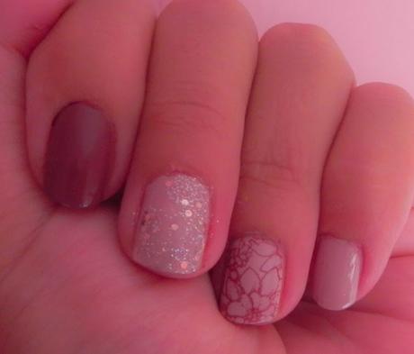 Morado y caldera (look y manicura)