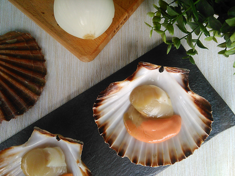 Receta gallega de vieras al horno