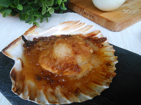 Receta gallega de vieras al horno