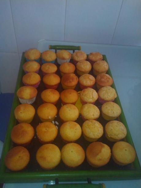 Magdalenas con chocolate Magdalenas con chocolate