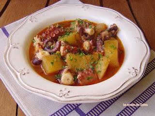 Marmitako de pulpo