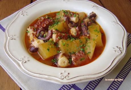 Marmitako de pulpo