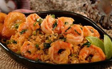 Arroz con camarones