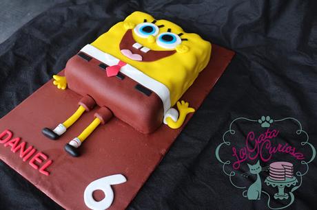 TARTA BOB ESPONJA PARA DANIEL