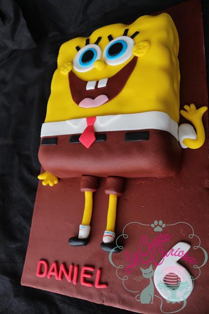 TARTA BOB ESPONJA PARA DANIEL