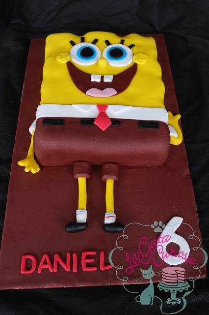 TARTA BOB ESPONJA PARA DANIEL