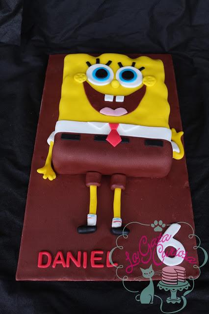 TARTA BOB ESPONJA PARA DANIEL