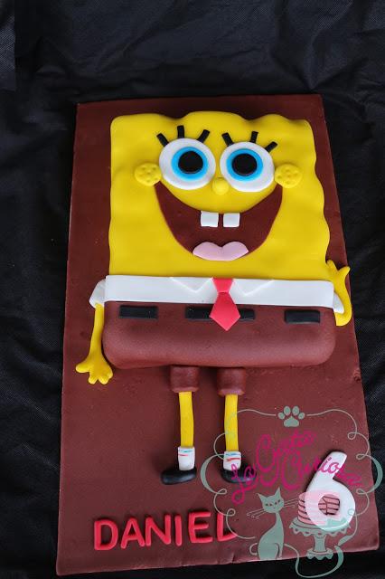 TARTA BOB ESPONJA PARA DANIEL