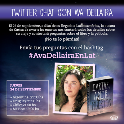 ¡Workshop y TwitterChat con Ava Dellaira!