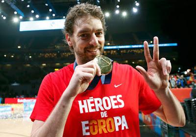 La pelota dorada de Pau Gasol