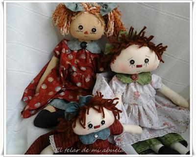 MUÑECAS RAGGEDYS