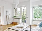 Inspiración Deco: piso metros cuadrados totalmente blanco