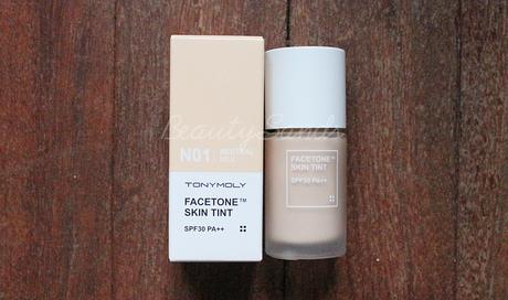 RESEÑA | TONYMOLY Facetone Skin Tint N01 SPF 30PA++ RESEÑA | TONYMOLY Facetone Skin Tint N01 SPF 30PA++